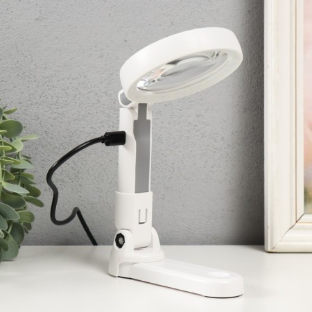 Lupa-lupa x5 x11 for LEDX18 creativity from 3AA+ usb lens d = 2 cm and 7.5 cm 11x9x22.8 cm-1