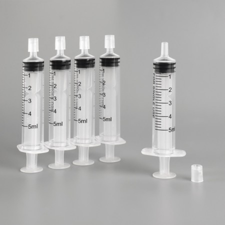 Perfume syringe, 5 ml, packing - 5 pcs, transparent color-1