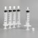 Perfume syringe, 5 ml, packing - 5 pcs, transparent color