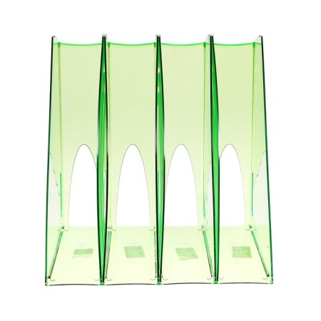 Paper tray vertical calligrata "premium", 70mm, green-3