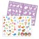 Stickers reusable "English alphabet", A4 format