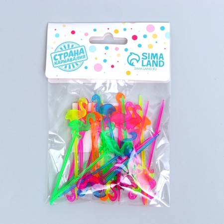 Flamingo kanapes, set 24 pcs., Mix color-1