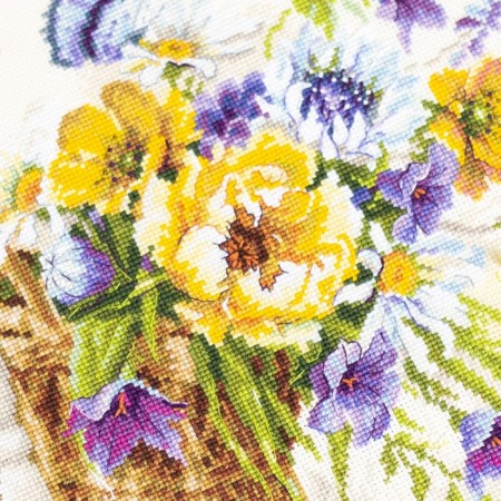 Set for embroidery "Summer in the basket" 38 x 28-6