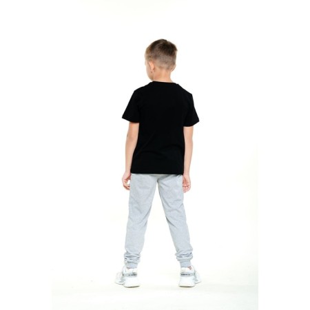 Children's T -shirt, height 152 cm, black color-1