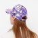 Menku cap with inscriptions, lilac color, rr 58