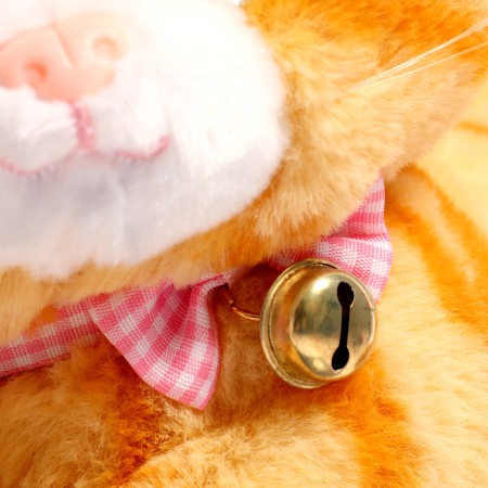 Interactive toy "Cute cat", sound, reacts to touch, mix-8