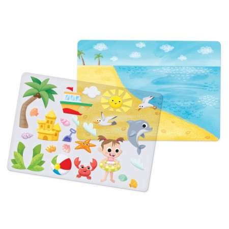 Application on the plastic "on the beach"-4