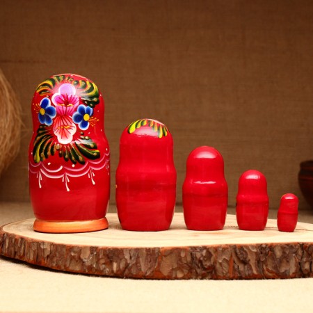 Matryoshka 5-doll "Nastasya", 14-15 cm-1