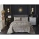 A set with a blanket "Fernand", size 240x260 cm, 50x70 cm - 2 pcs, beige color
