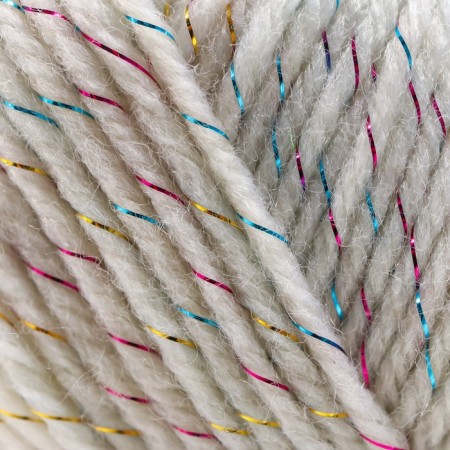 Yarn 70% acrylic, 30% silk "Softy Shine" 50 g 85 m color 01 white-3