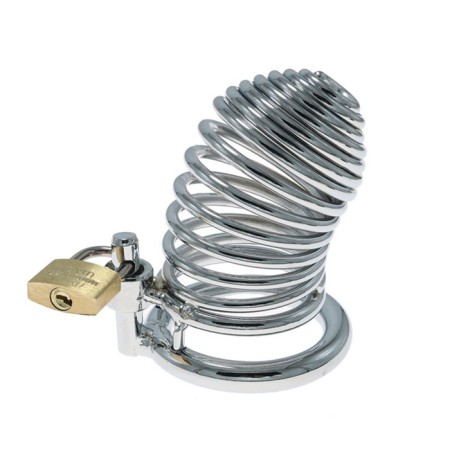 Belt of fidelity "Total cell No. 1", rings d = 5; 4.5; 4 cm, lock, key, metal