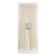 Claim-workers are plastic, 7.6x400 mm, white, packaging 100 pcs.