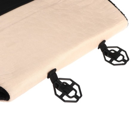 Autoshekhli universal SkyWay Arctic, artificial fur, set 2 objects, black S03001075-7
