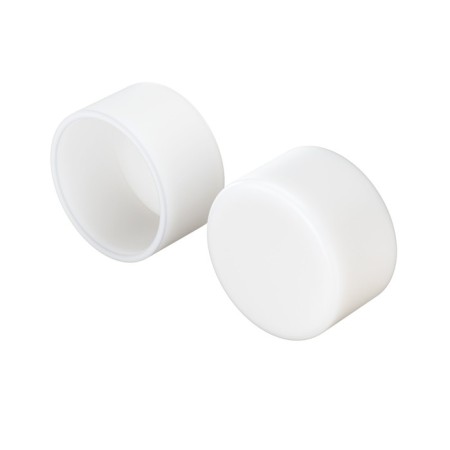 A plug for flexible neon Led Strip 20090, 1.5x2.2x2.2 cm, white color, 2 pcs