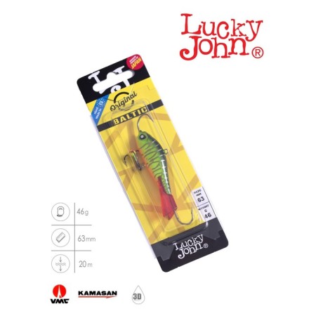 Balancir Lucky John Baltic 6 + tee, 6 cm, color 301rt blister-5