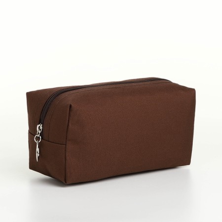Lightning cosmetic bag, brown color