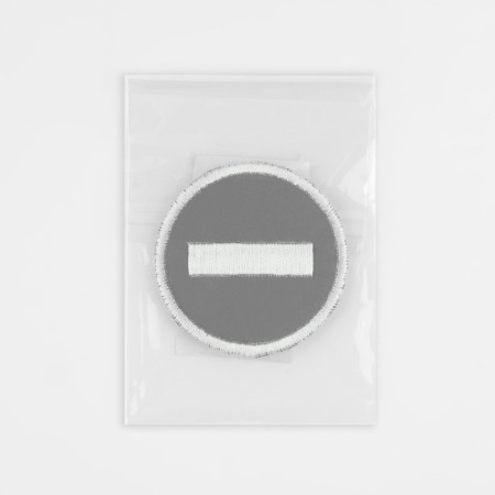 The reflective thermonacleka "Entrance is prohibited", 5 × 5 cm, color gray color-6