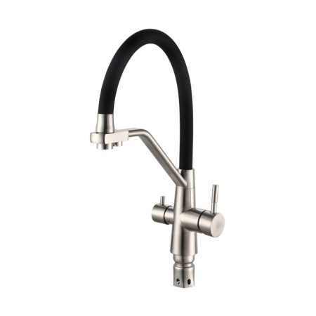 Kitchen mixer "RMS" SUS127BL-016F-015, output for drinking water, flexible surge
