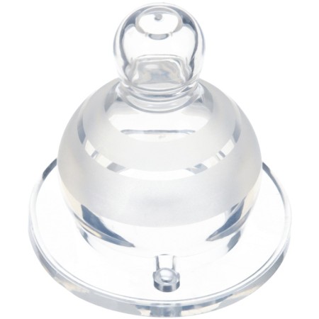 A nipple for a bottle, +6 months, fast flow, classic throat 35mm.-1
