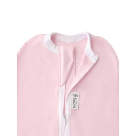 Lightning diaper with a hat with a hat Nature Essence, height 56-68 cm, pink color-5