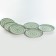Elrington plates “Airgraph. Pistachio breeze ", 27 cm, 6 pcs