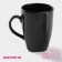 Ceramic share mug "Pastel", 280 ml, black color