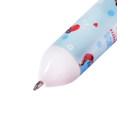 Automatic ballpoint handle, 10 color, barcode on a piece, mix of animals-3