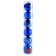Set of balls plastic D-8 cm, 6 pcs "Proud deer" Blue