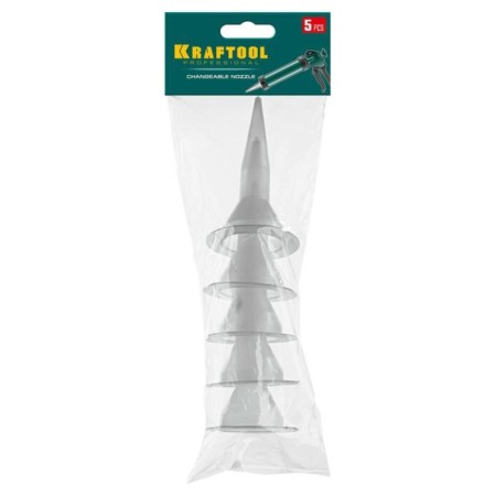 Nozzles Kraftool 06677-S, for closed sealant pistols, 5 pcs.-1