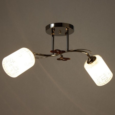 Avietta chandelier 2he27 40W chrome 58x23x26 ​​cm Bayerlux-2