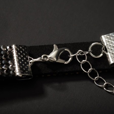 Choker "grace of sparks" is thin, black color, l = 30 cm-1