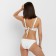 Separate Minaku swimsuit with rhinestones color white, size 44