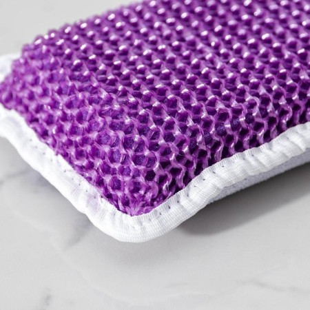 Body sponge with a peeling effect, 10 × 12 × 4 cm, color mix-3