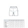 Swimming shorts for the boy PlayTode, height 146 cm