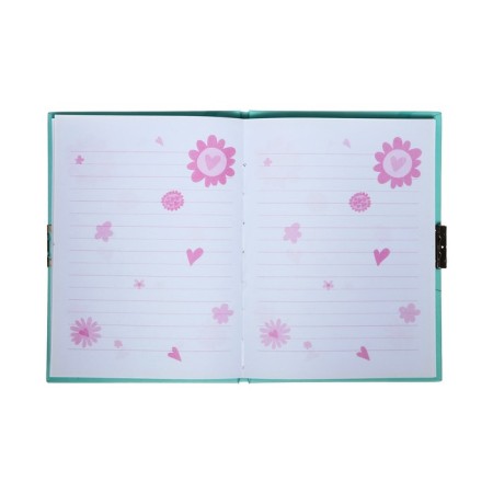 Notebook in a gift box, on a lock, A6, 50 sheets, a line, with a pen, "car", mix-4