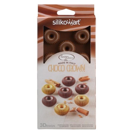 Form for the preparation of sweets Choco Crown 11 × 24 cm, silicone-9
