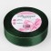 A satin ribbon “Silver threads”, 25 mm × 23 ± 1 m, green color No. 049