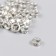Bead for creativity Metal "Ring" silver 0.3x0.8 cm