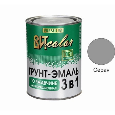 Soil-enamel Witcolor 3 in 1 rust is gray 1.8 kg-1