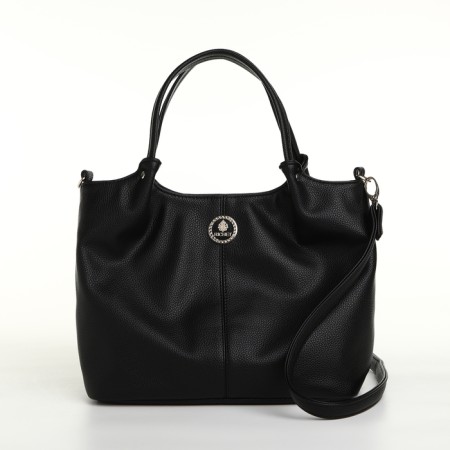 Women's bag with lightning, black color