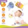 Set of bracelets - rattles "sea friends", 2 pcs