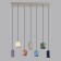 Suspension Ovali GU10 LED 7X4W