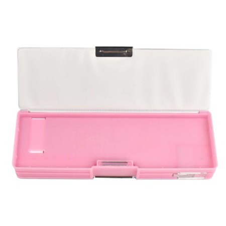 Penal Plastic case with a sharpener 70*215*30 Phoenix "Pink girl" girl ROZ 65324-4