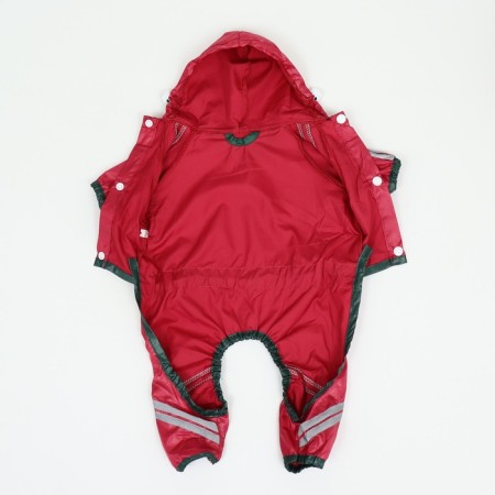 Combiason for dogs, demi-season, size S (DS 21-23, OG 31-33, Osh 23-25 ​​cm), red-11