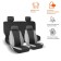 Covers for seats universal Airline RS-6K+, moisture-proof, set of 8 items