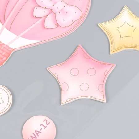 Interior sticker "for girls" mix 31x60 cm-2