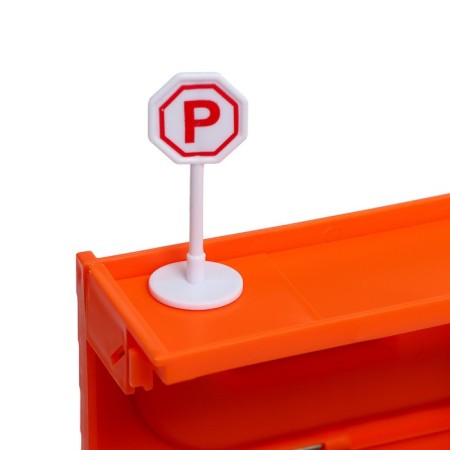 Parking "City", in a case with metal machines-9