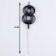 Candle in the cake on the skewer "Fine", the number "8", black, 5 cm