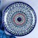 Largan Rishtan ceramics "Patterns", 28 cm, blue