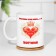 Sublimation mug "Goddess", with application